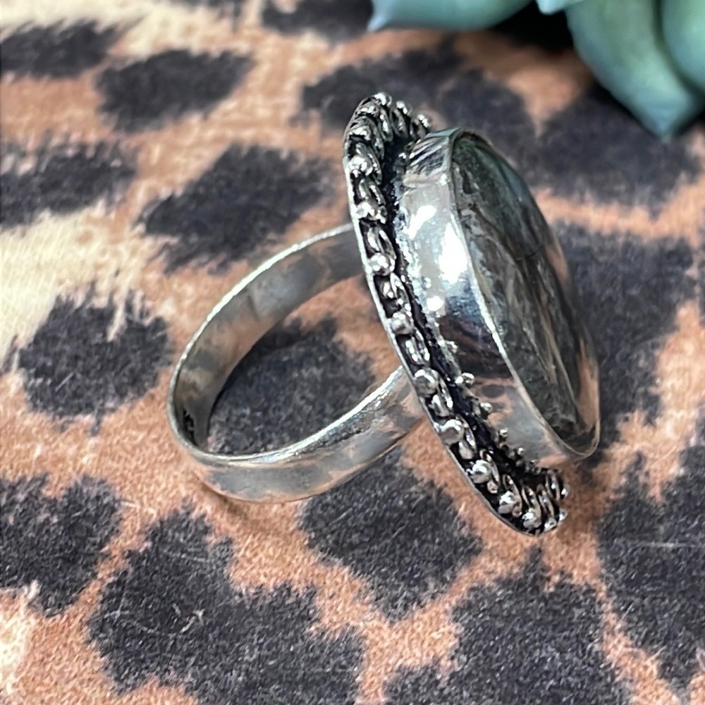 Coffee Bean Jasper Ring View 5